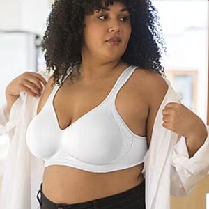 Playtex 18 Hour Side & Back Smoothing Seamless Wireless Full Coverage Bra 36D